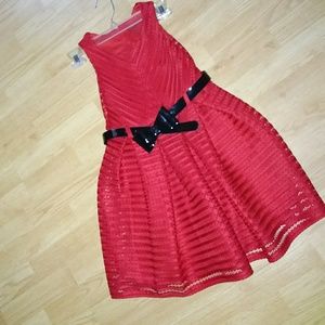 Girls dress with bow belt